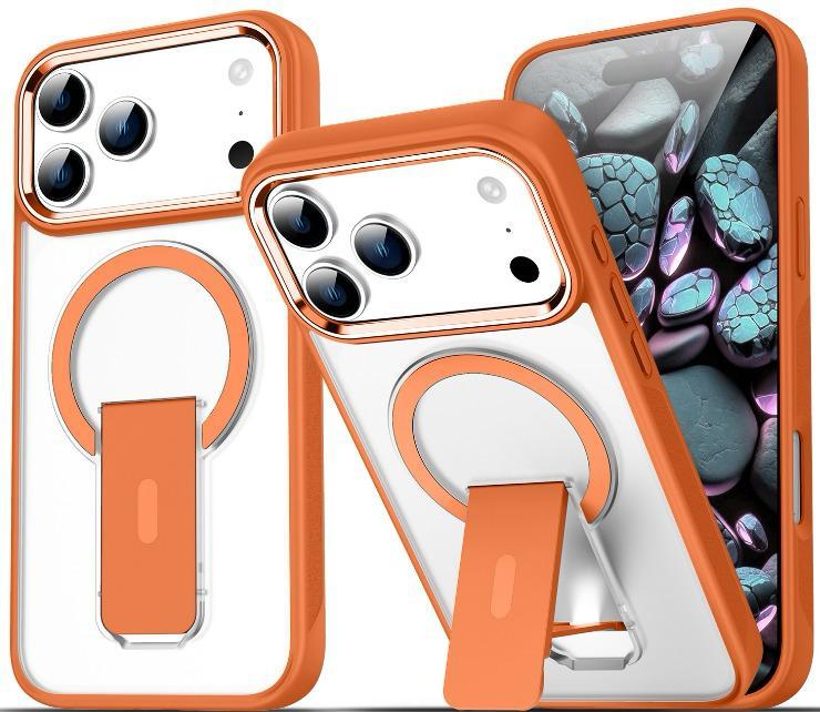iPhone 17 Pro MagSafe Case with stand orange